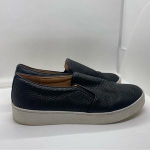 Vionic Midi Snake Women’s Size 10 Black Slip On Shoes Sneakers